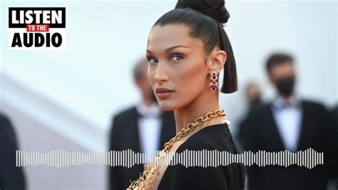 bella hadid nudes|Gigi and Bella Hadid go completely naked in new Versace campaign